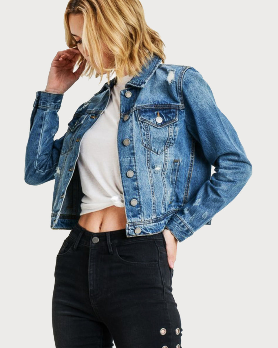 Basic denim jacket – Shop Tenu